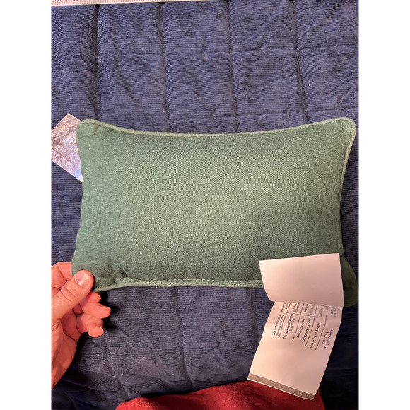 Vintage Cat Tapestry Pillow Happiness Is Being Owned By A Cat 11X8 New Cottage - Picture 2 of 8